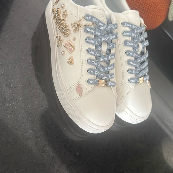 Aldo White and Blue Barbie Sneakers - Picture 2 of 10